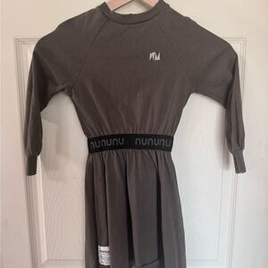 Nununu Charcoal Long Sleeve Dress